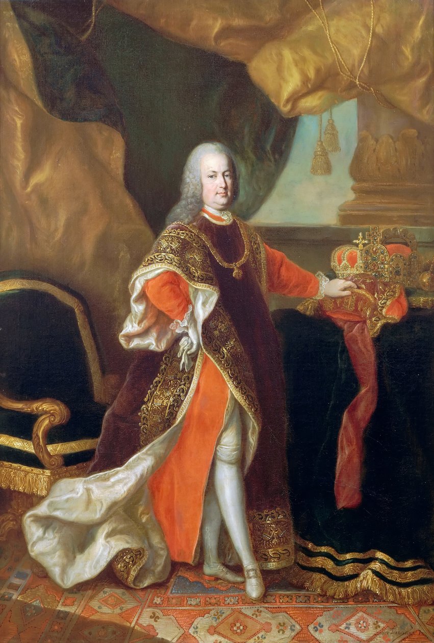 Porträtt av kejsar Frans I av Österrike 1708-1765 av Anton von Maron