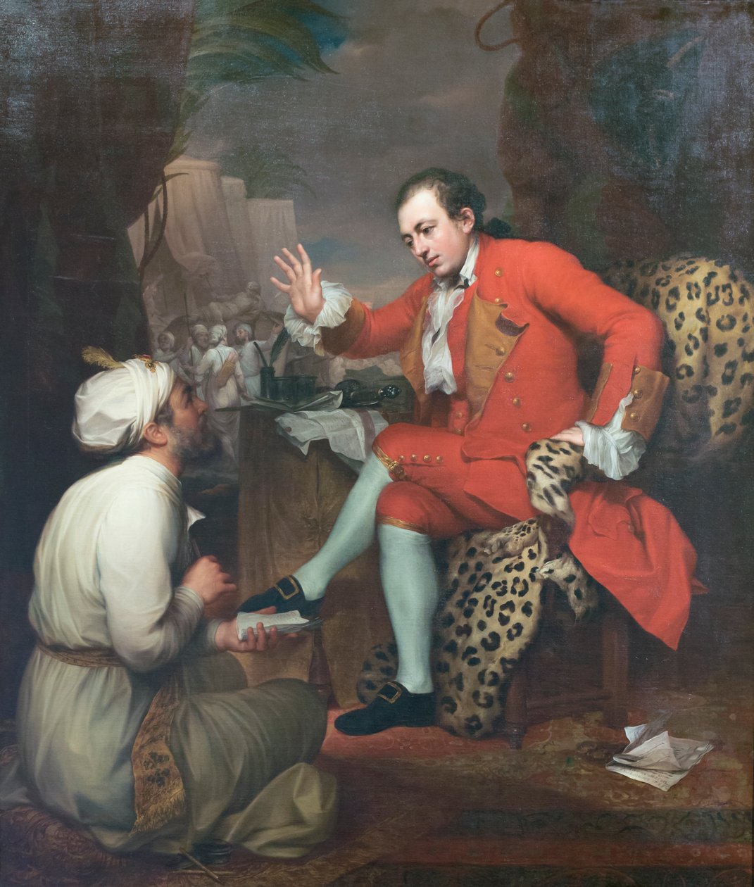 Porträtt av sir Robert Clive av Anton von Maron