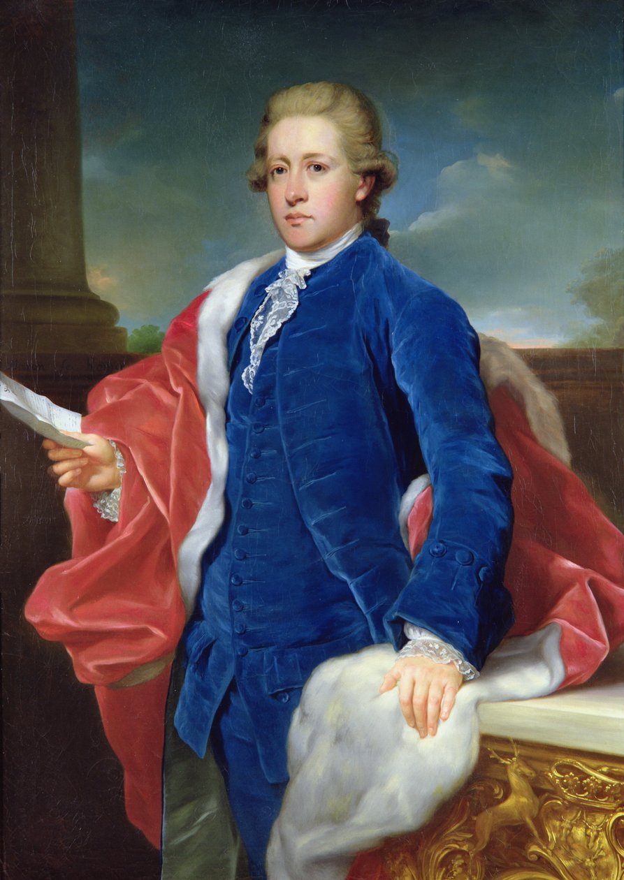 William Cavendish, 5:e hertigen av Devonshire (olja på duk) av Anton von Maron