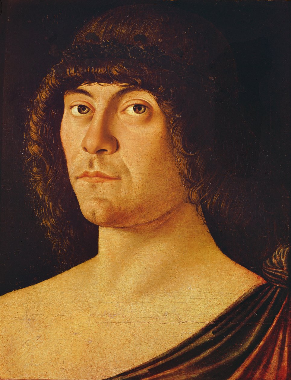 Porträtt av en man känd som poeten, av Antonello da Messina