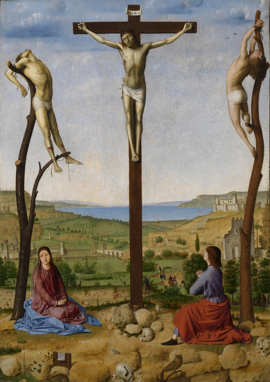 Golgata, andra hälften av 1400-talet. av Antonello da Messina