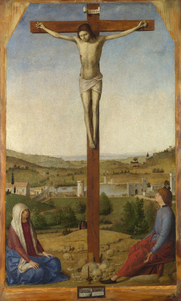Kristus korsfäst, 1475 av Antonello da Messina