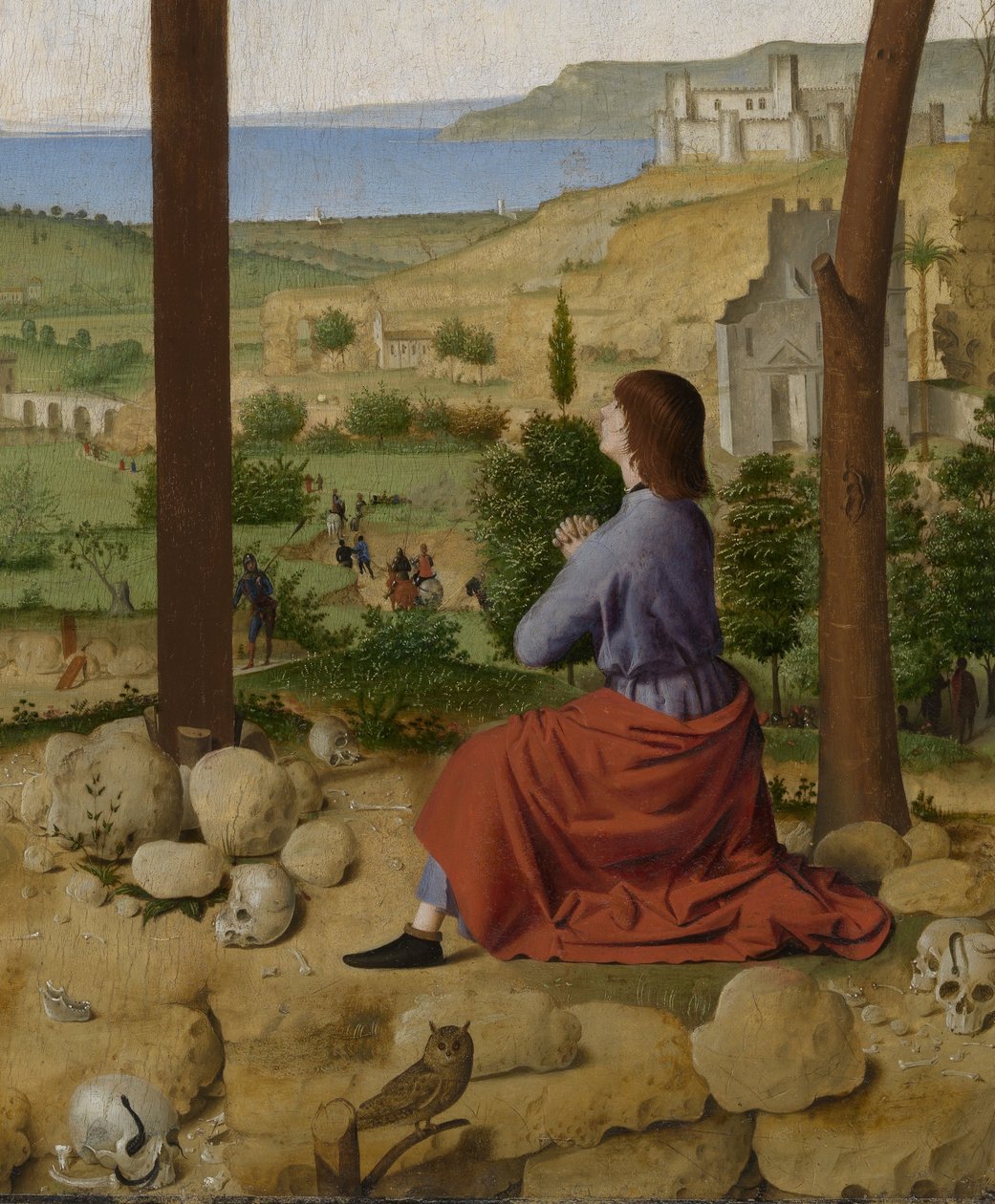 Korsfästelse, med Maria och Johannes av Antonello da Messina