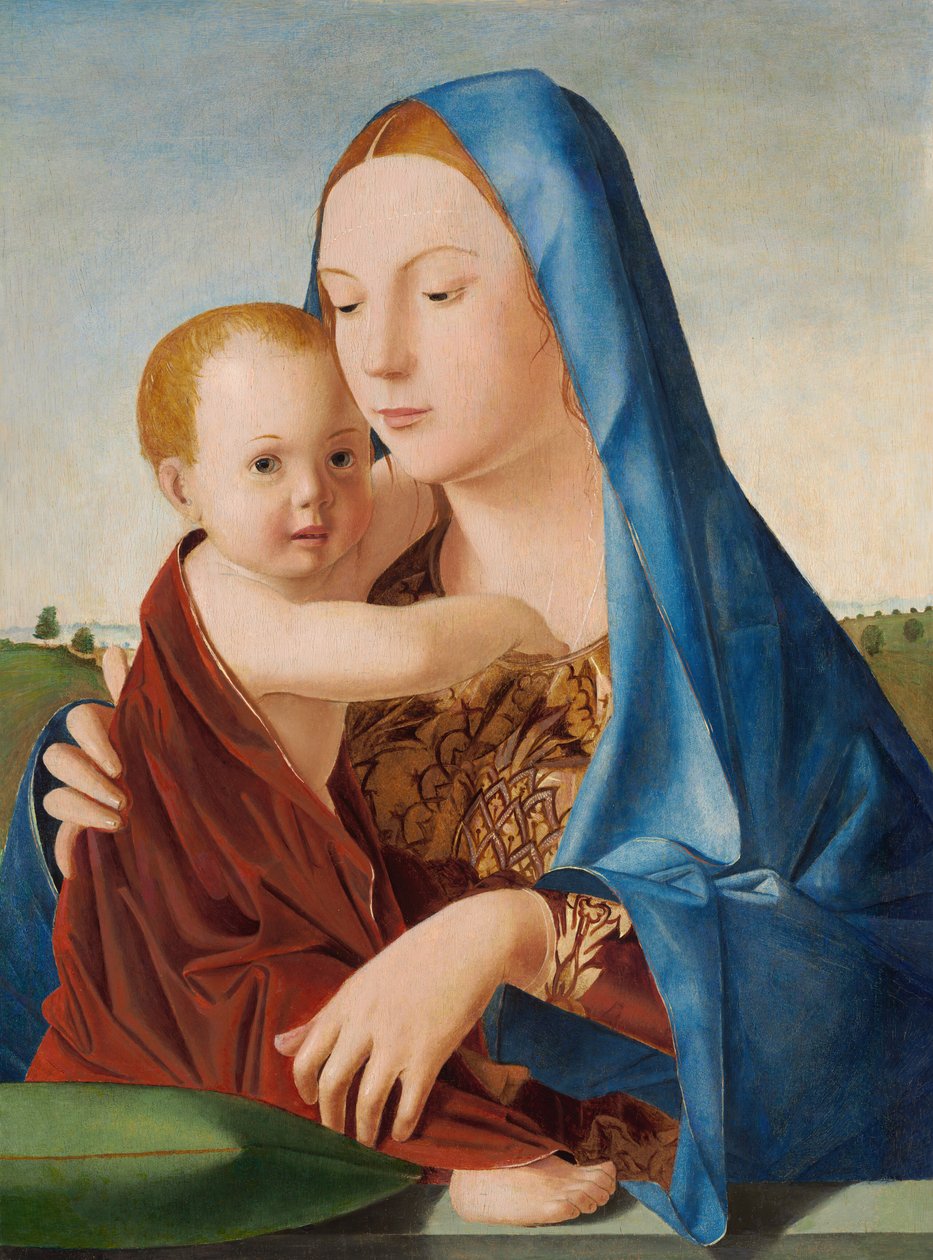 Madonna och barn av Antonello da Messina