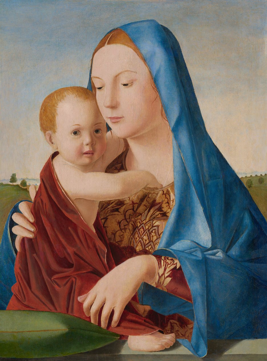 Madonnan med barnet av Antonello da Messina