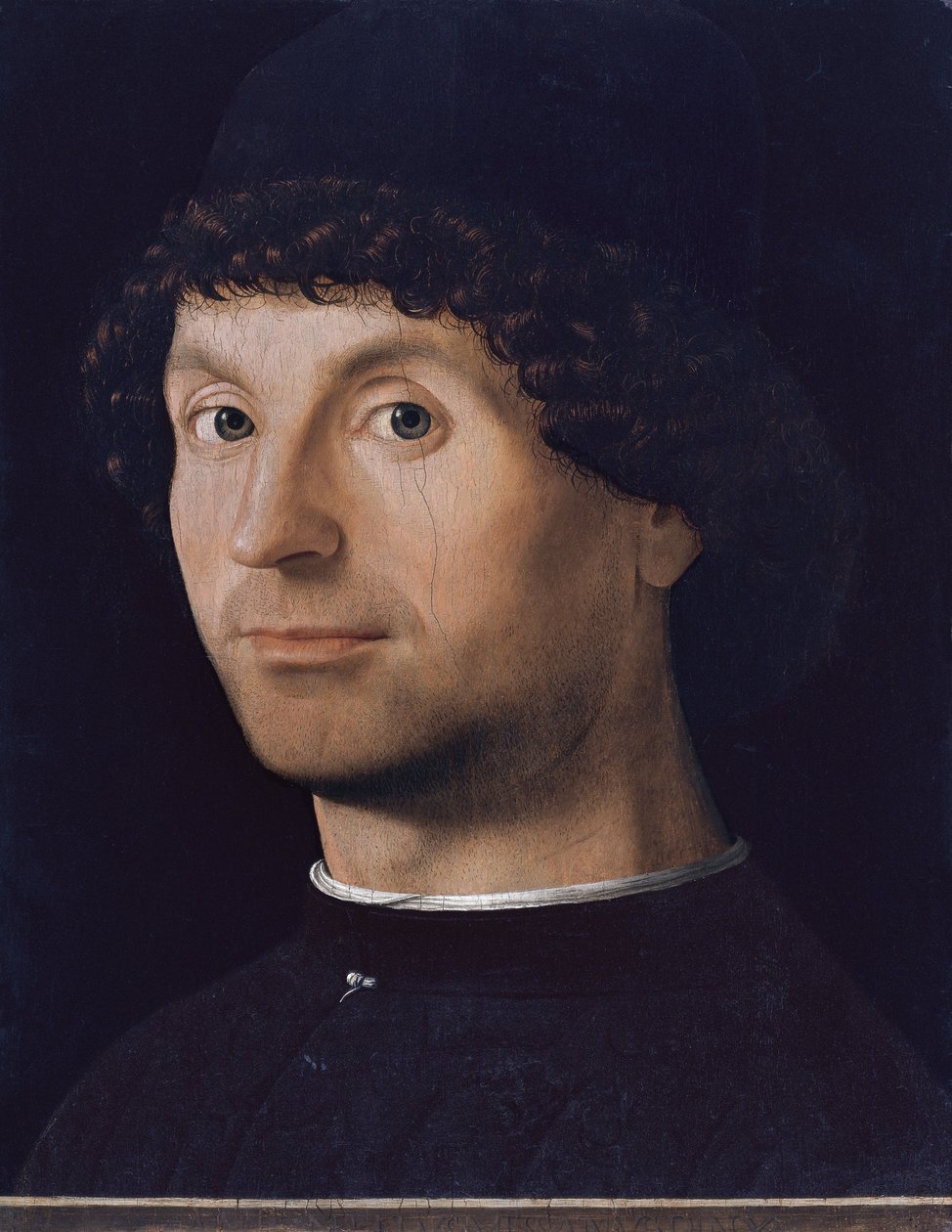 Porträtt av en man av Antonello da Messina