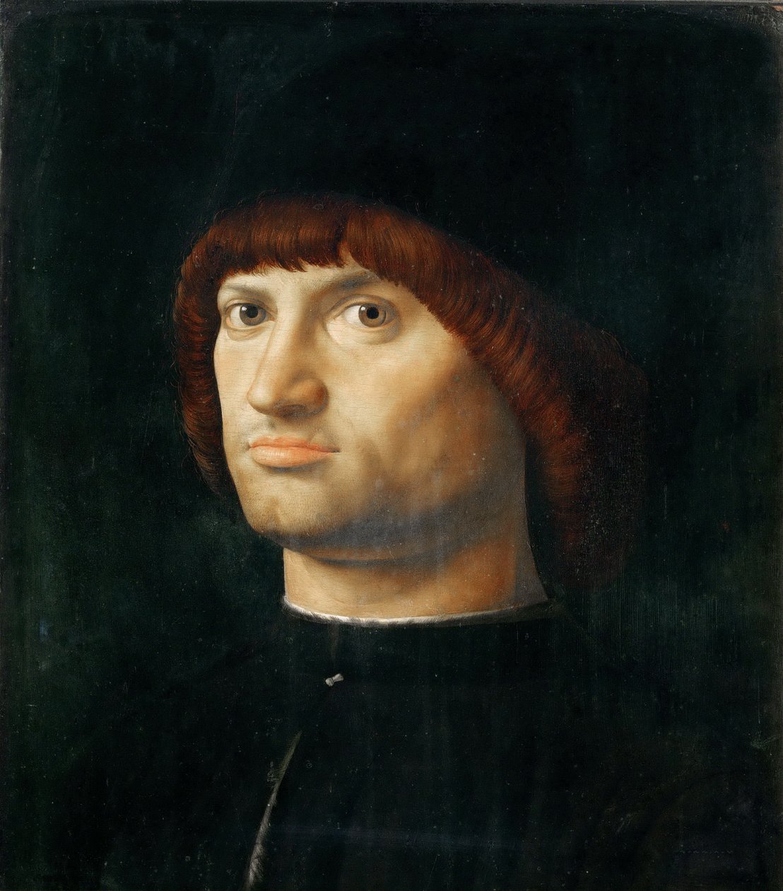 Porträtt av en man av Antonello da Messina