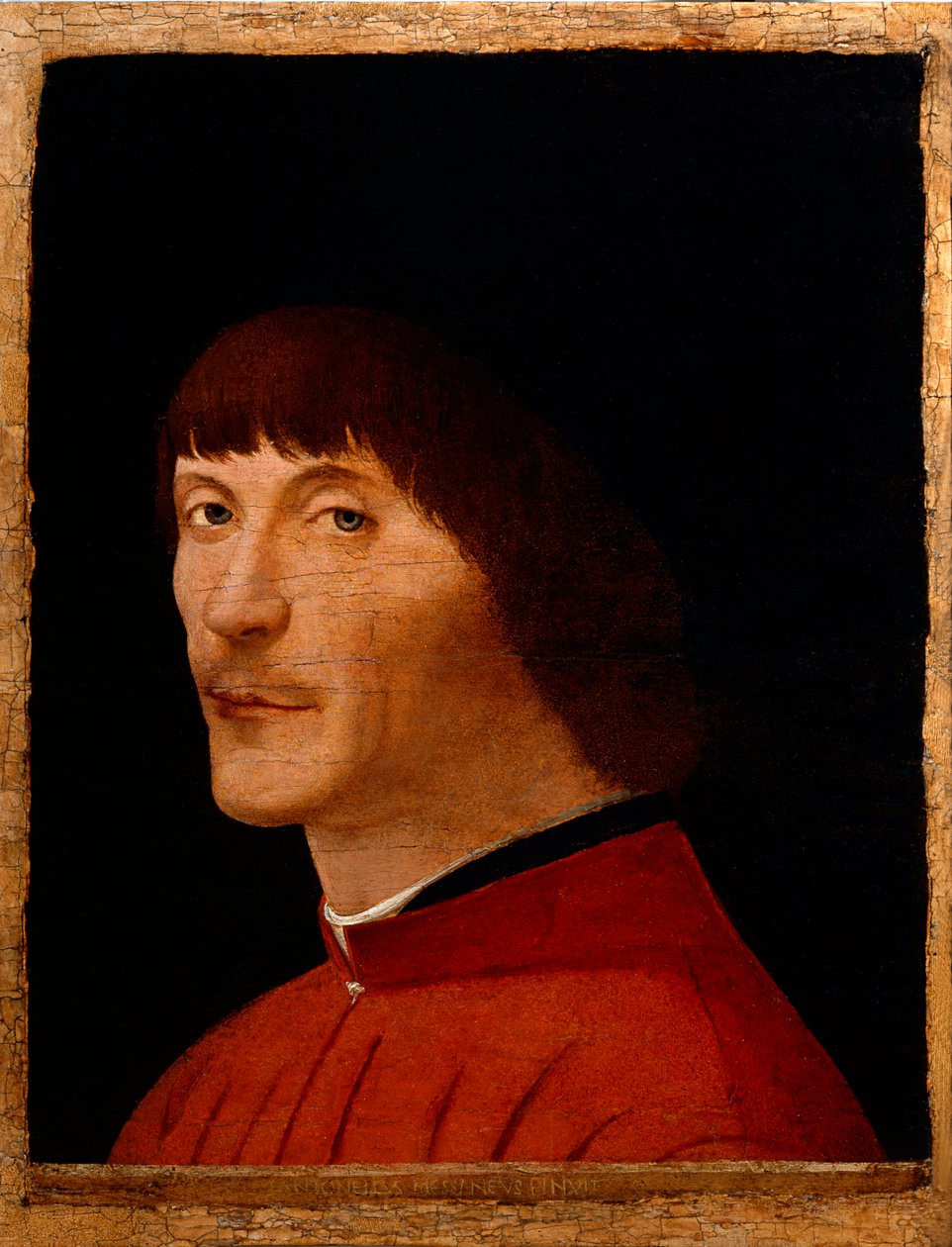 Porträtt av en man, 1468-1470. av Antonello da Messina
