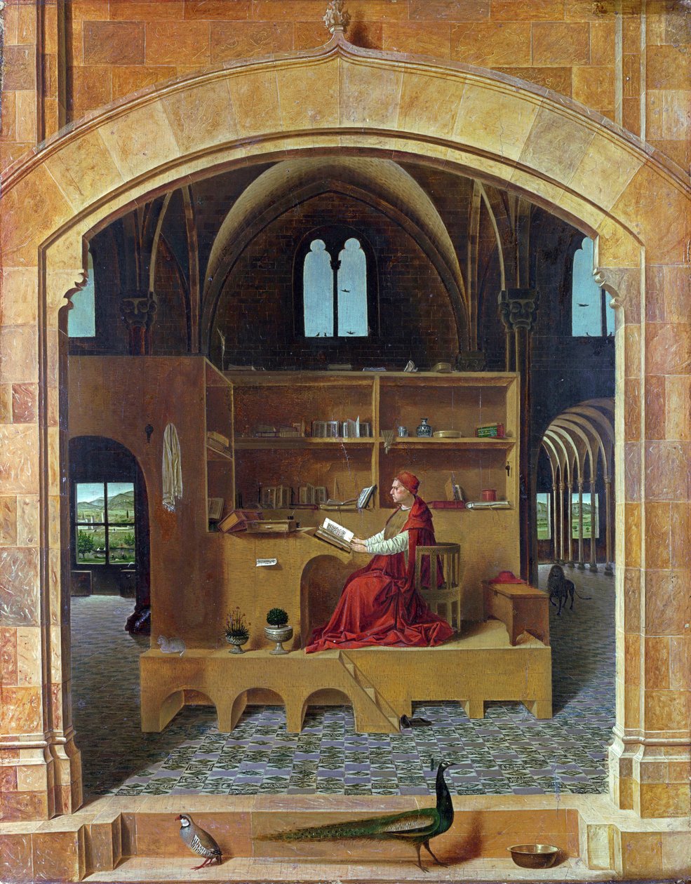 Sankt Hieronymus i sitt arbetsrum av Antonello da Messina