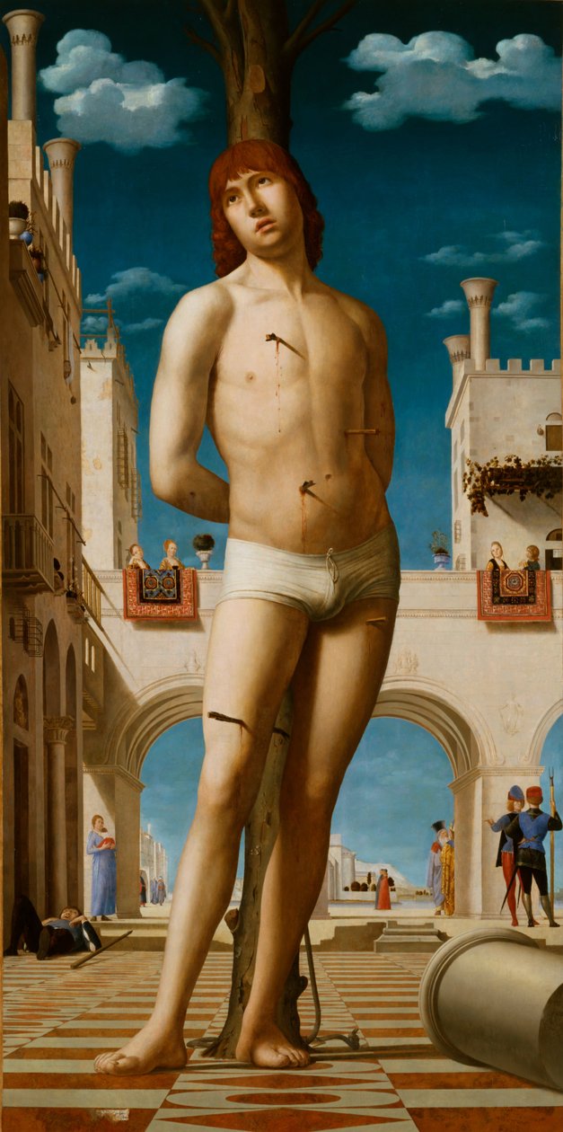 Sankt Sebastian, 1478 av Antonello da Messina