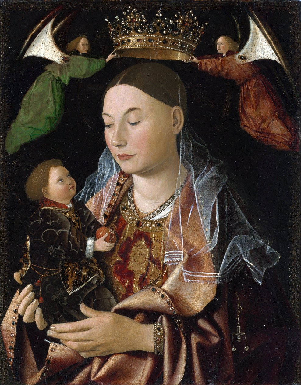 Jungfru Maria med barnet av Antonello da Messina