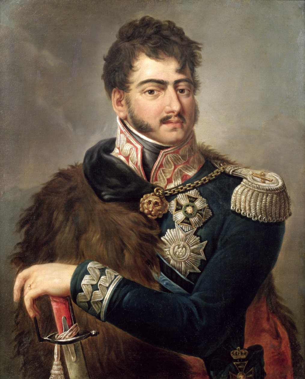 Prins Josef Poniatowski (1763-1813) ca 1810 av Antoni Brodowski