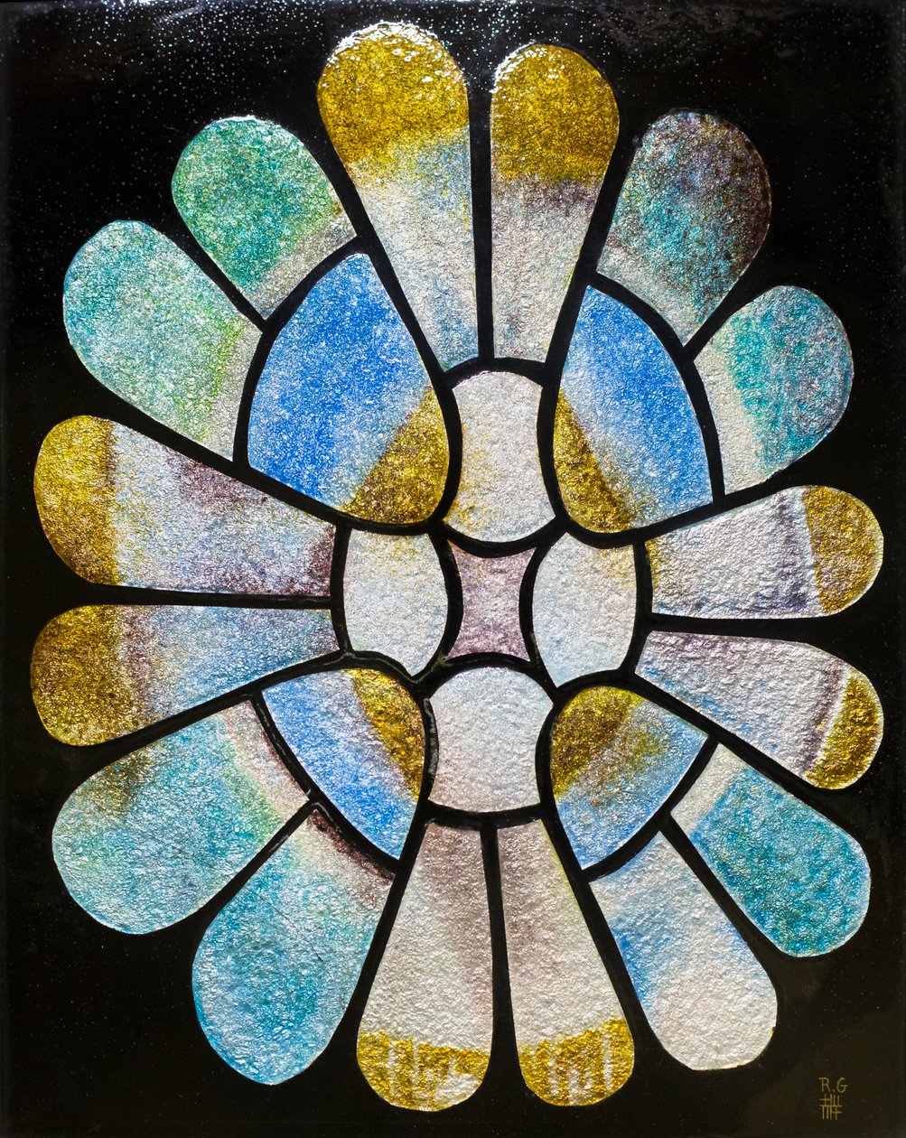 Namnlös (målat glas) av Antoni Gaudi