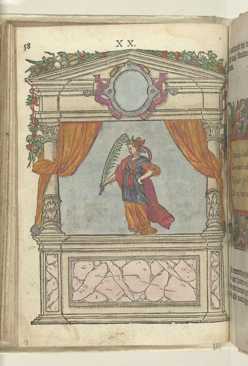 Scen med personifieringen av segern (Palmaris), 1578 av Antoni van Leest