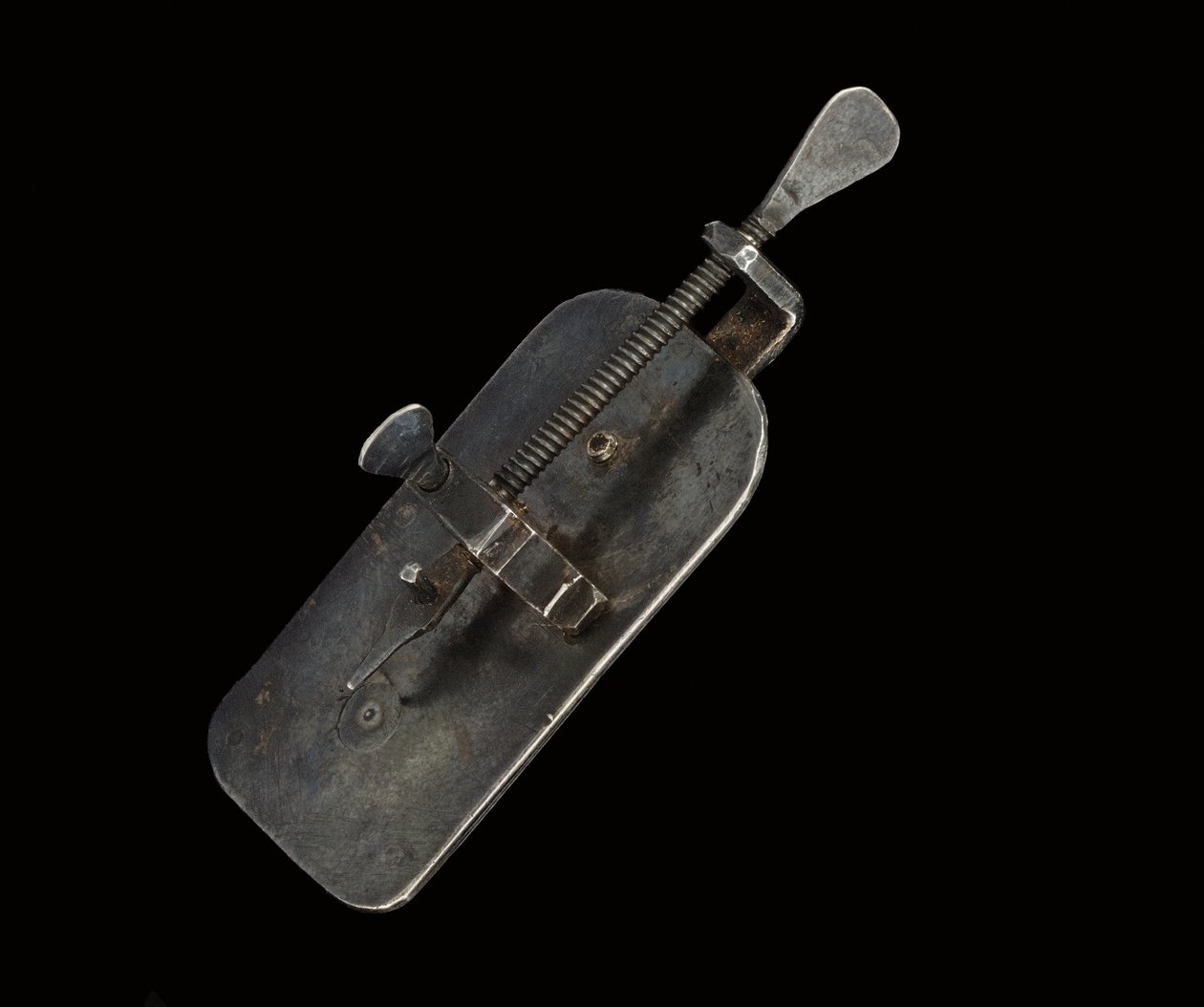 Mikroskop, ca 1690 (silver & glas) (se även 1121456-60) av Antoni van Leeuwenhoek