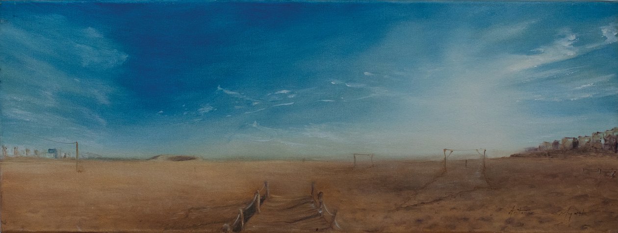 The Crator, Portugal, 2014 (olja på duk) av Antonia Myatt