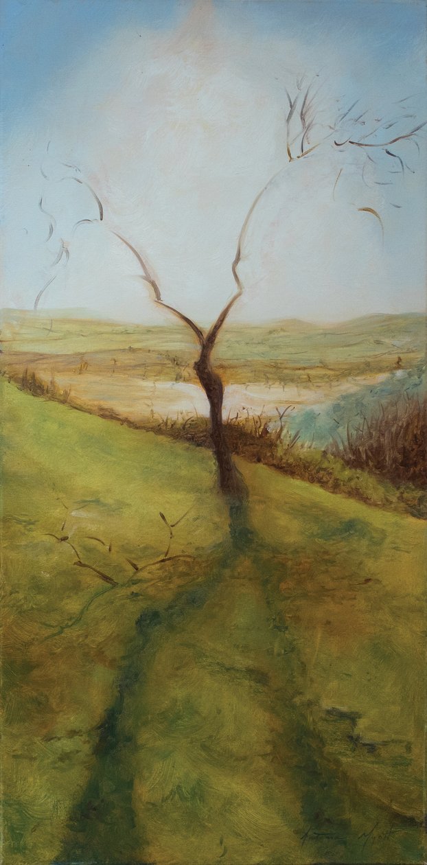 Kyssträdet, 2013 (olja på duk) av Antonia Myatt