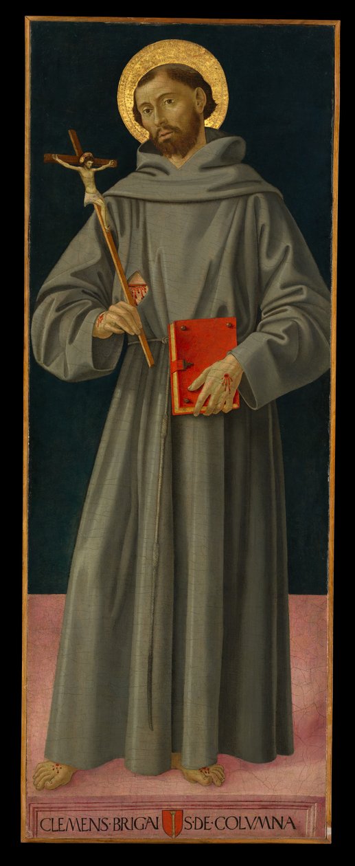Antoniazzo Romano - Den helige Franciskus av Assisi, ca. 1480-81 av Antoniazzo Romano