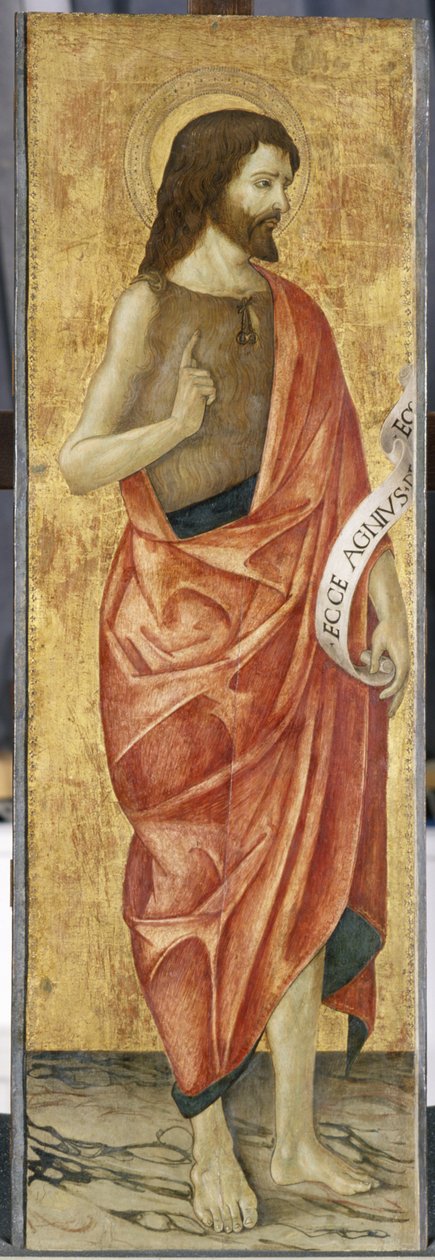 Johannes Döparen, ca 1500 (tempera på poppelträ) av Antoniazzo Romano