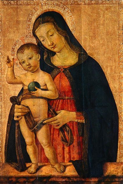 Madonna och barn av Antoniazzo Romano