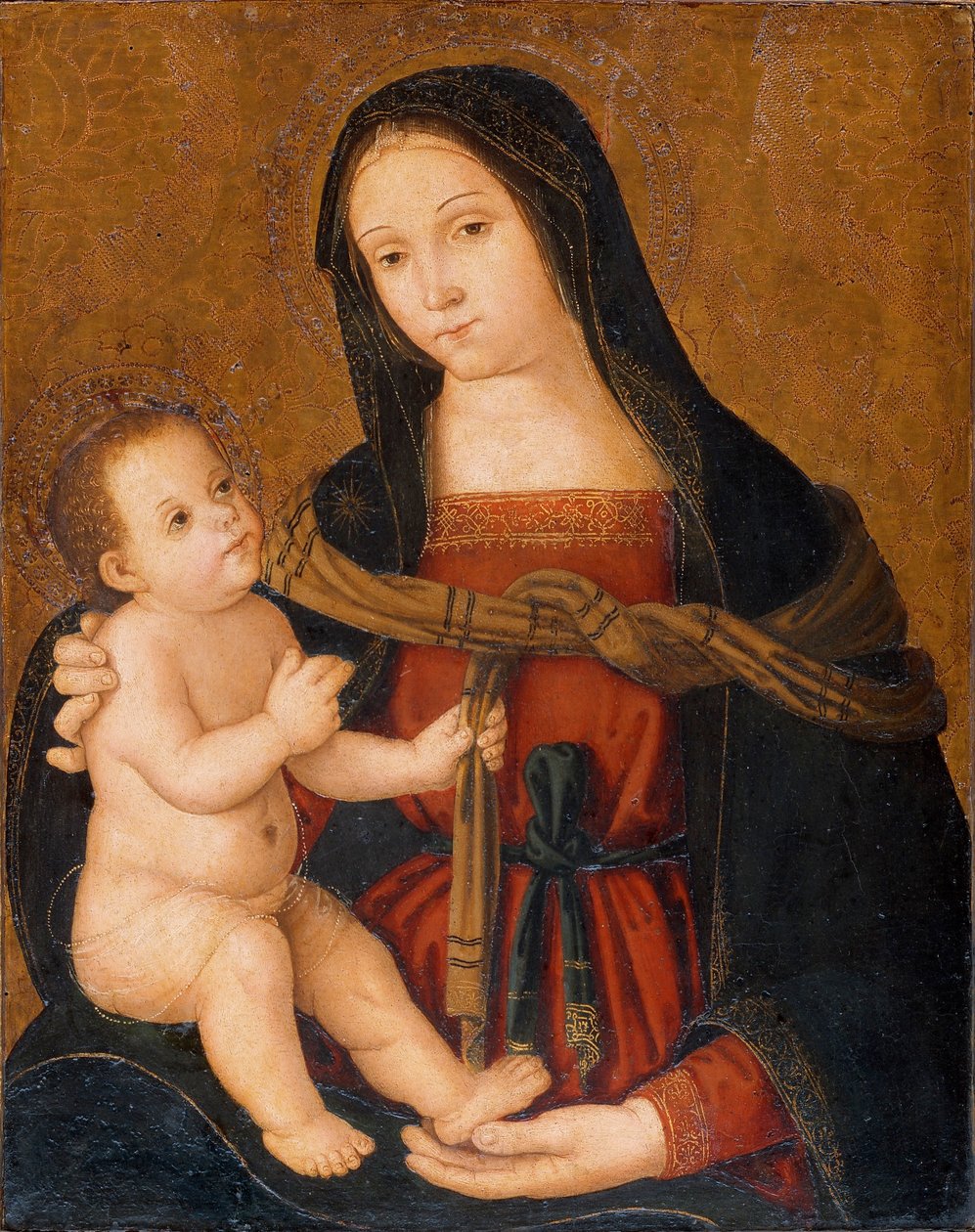 Madonna med barn av Antoniazzo Romano