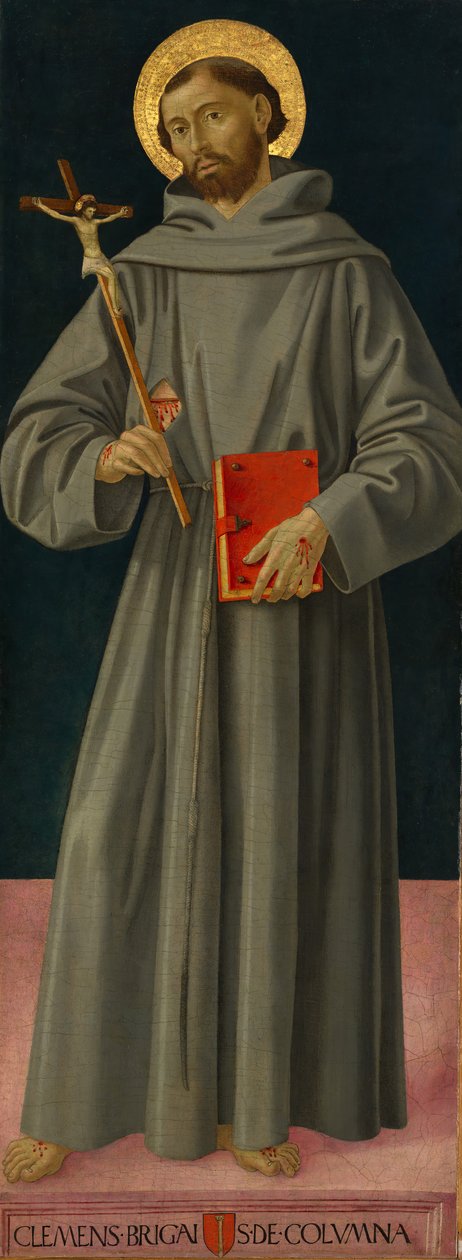 Sankt Franciskus av Assisi, ca. 1480-81. av Antoniazzo Romano