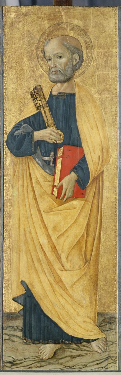 Aposteln Petrus, ca 1500 (tempera på poppelträ) av Antoniazzo Romano