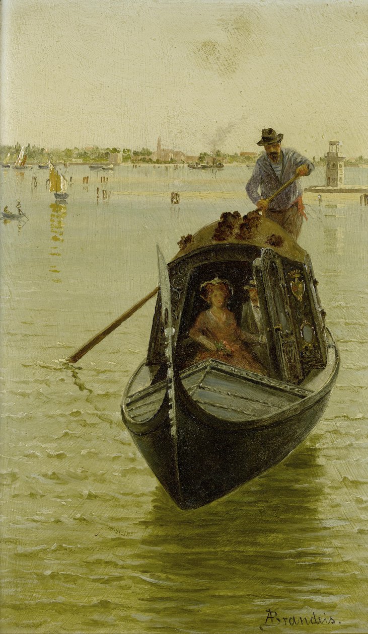 Venetiansk gondol av Antonietta Brandeis