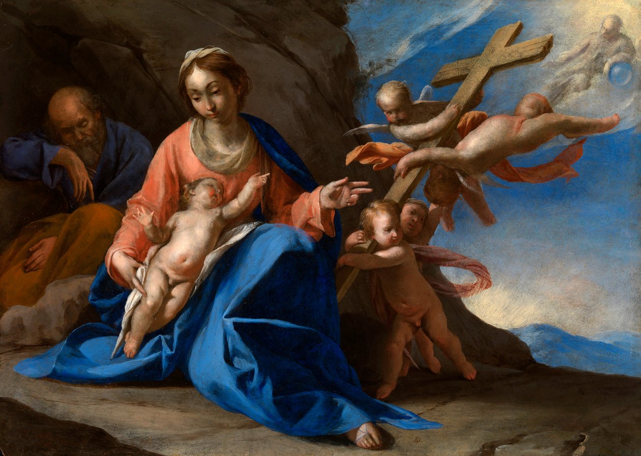 The Rest on The Flight into Egypt av Antonio de Bellis