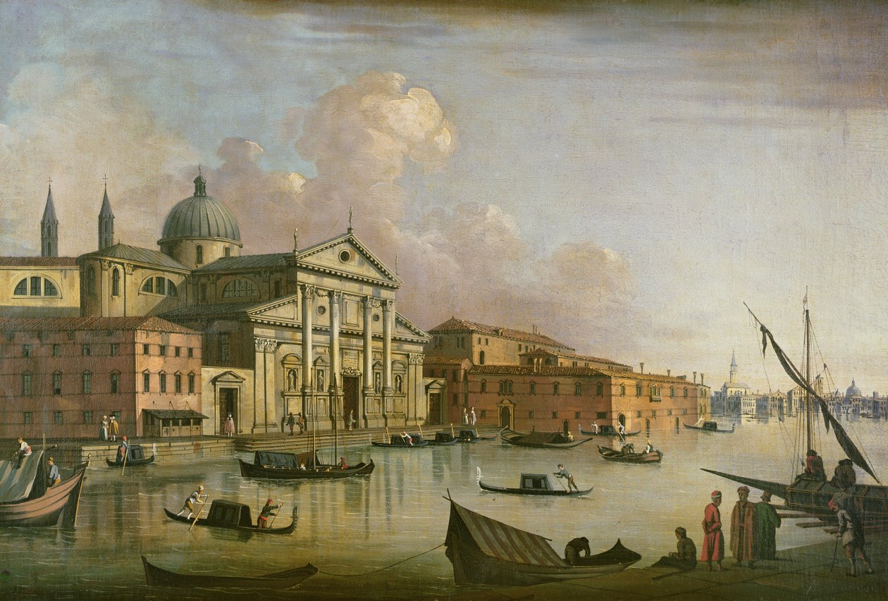 Venedig: Utsikt över San Giorgio Maggiore (par 63930) av Giovanni Antonio Canal