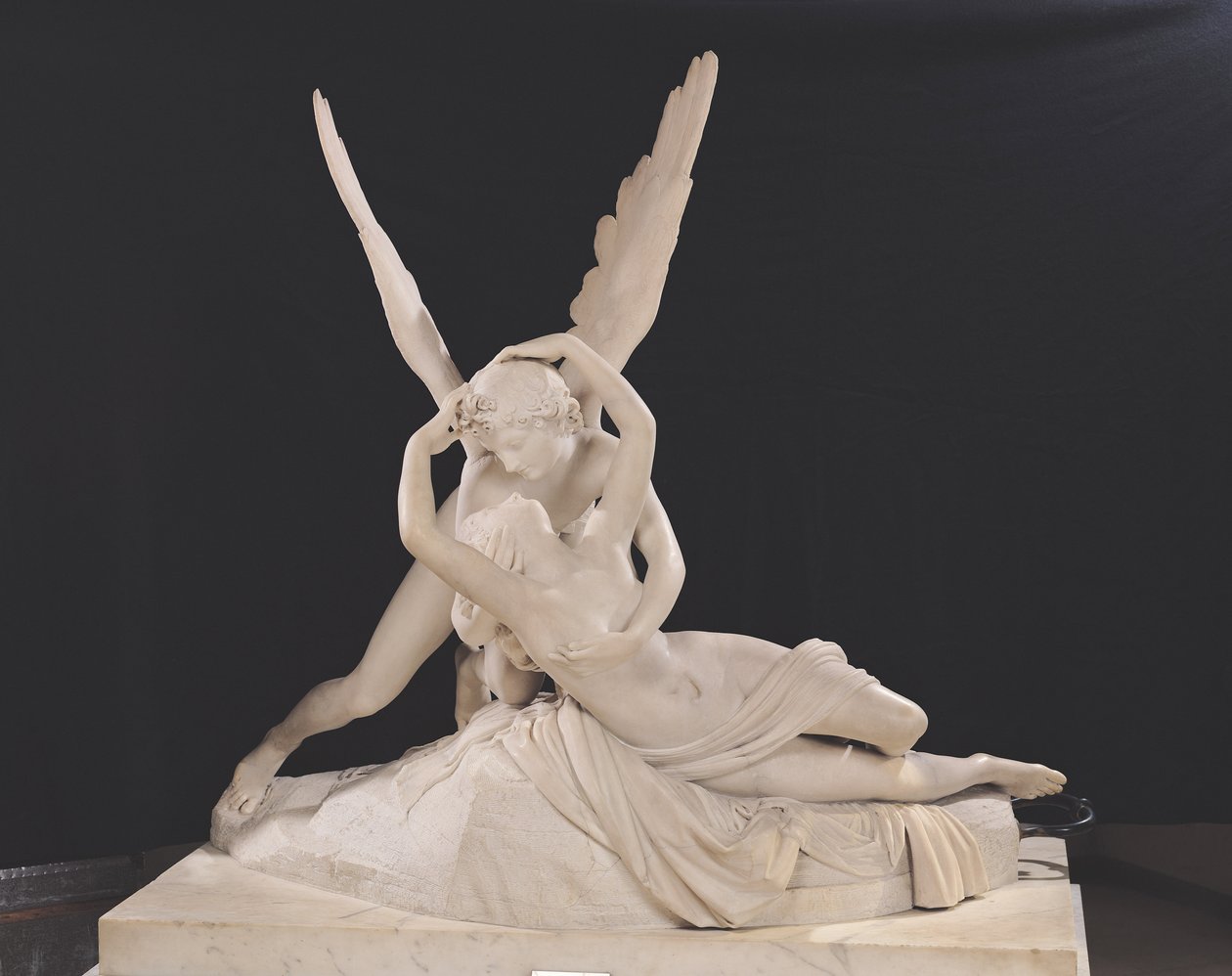 Psyche Revived by the Kiss of Cupid 1787-93 (marmor) (se även 123192) av Antonio Canova