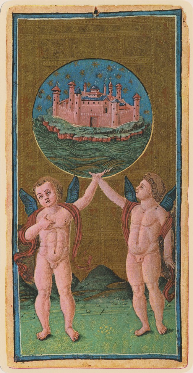 The World, faksimil av ett tarotkort från 