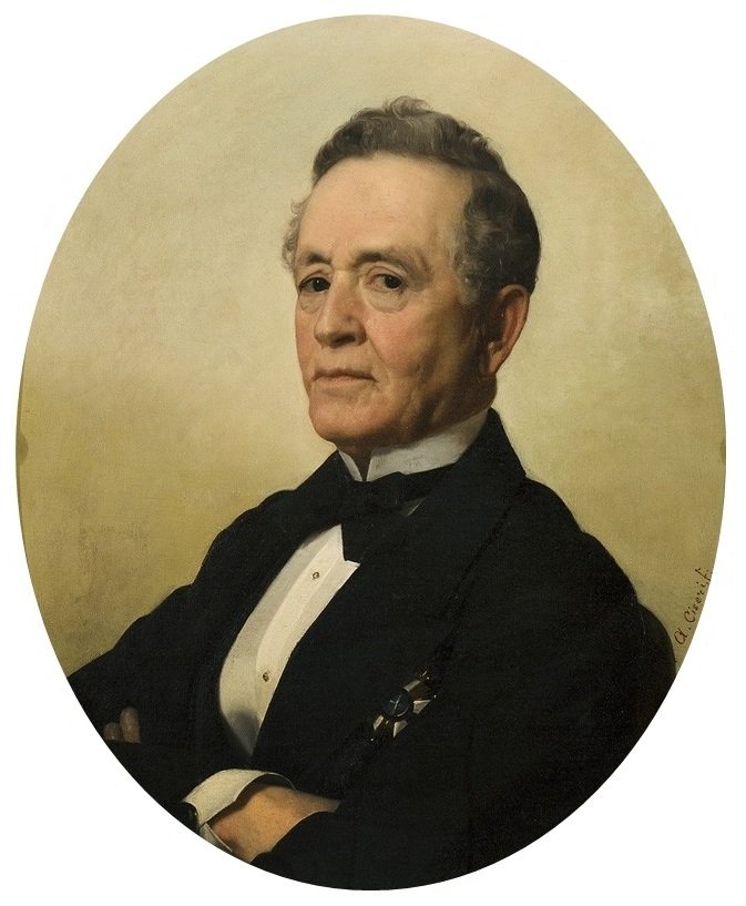 Portrait of the Counselor Lopes Netto av Antonio Ciseri