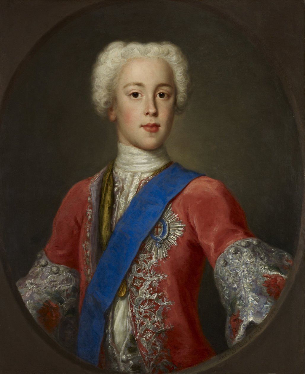 Prince Charles Edward Stuart, 1720 - 1788. Eldest son of Prince James Francis Edward Stuart  av Antonio David