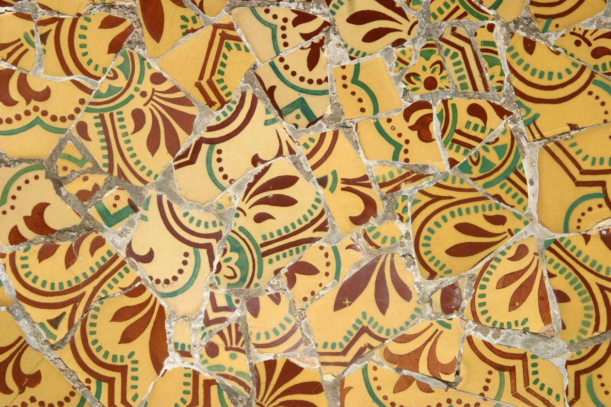 Keramiska plattor, 1900-14 (keramik) av Antonio Gaudi