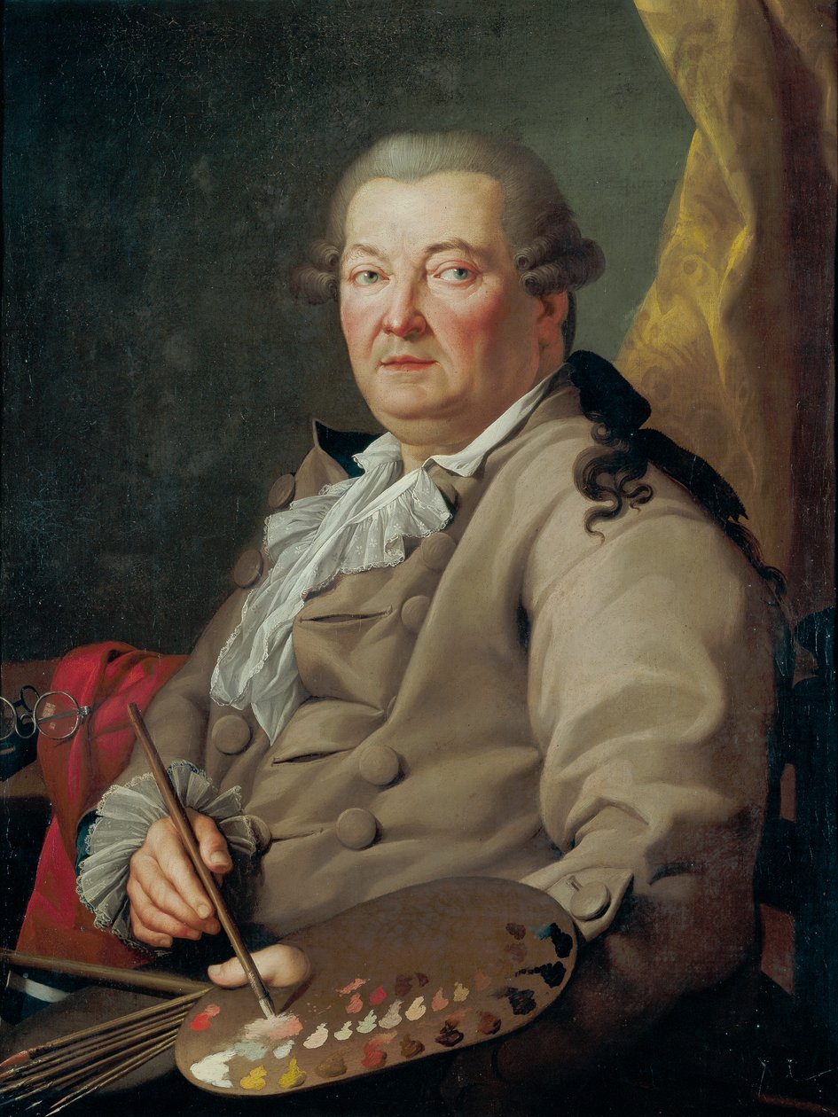 Självporträtt av Antonio the Elder Gonzalez Velazquez