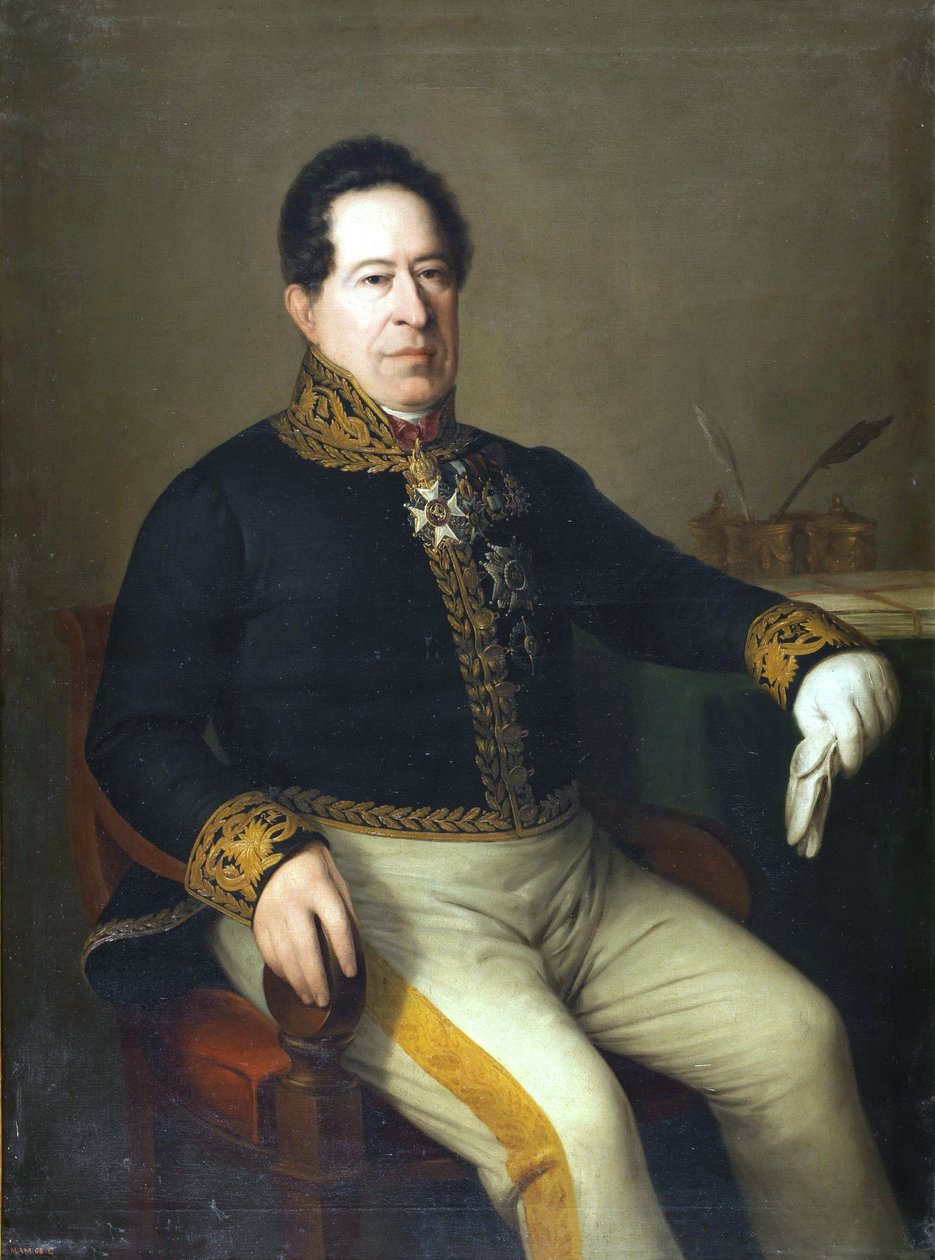 Cesáreo María Sáenz och barriären av Antonio María Esquivel