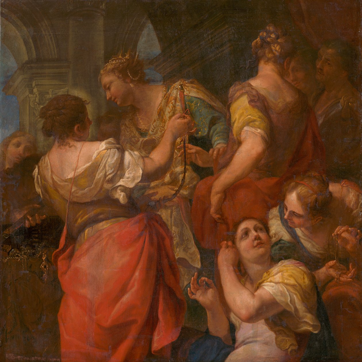 Achilles and the Daughters of King Lycomedes av Antonio Molinari