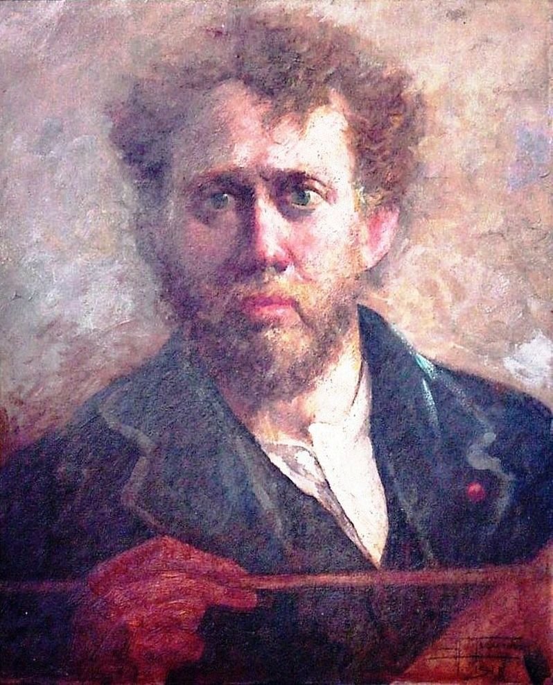 A friend portrait of the painter Numa Camille Ayrinhac av Antonio Parreiras