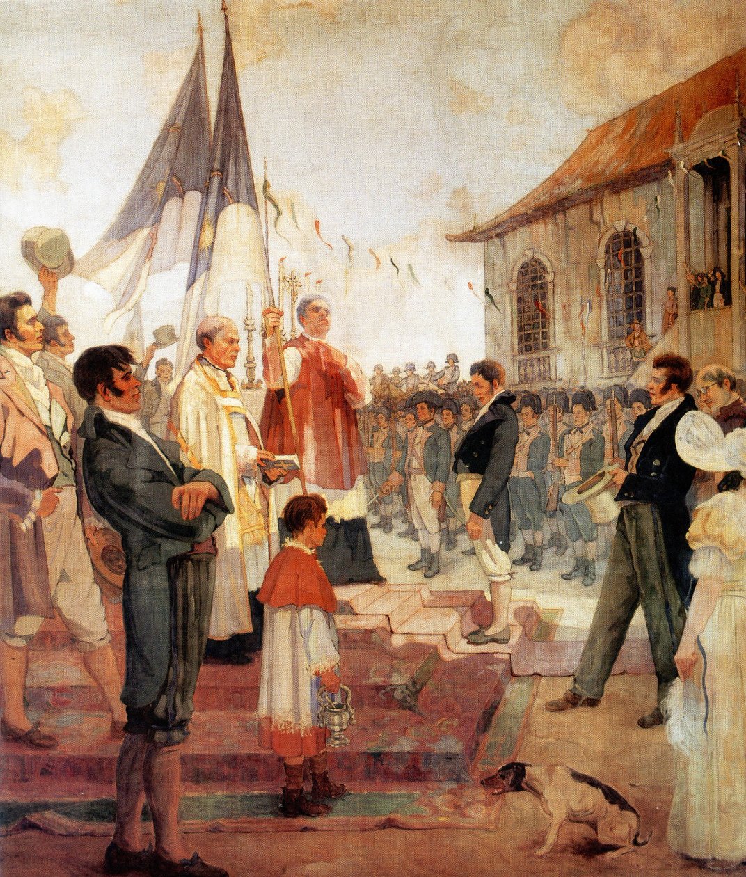 Bencao das bandeiras da Revolucao de 1817 av Antonio Parreiras