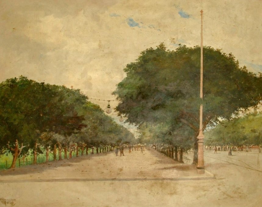 Calcada do Largo da Polvora av Antonio Parreiras