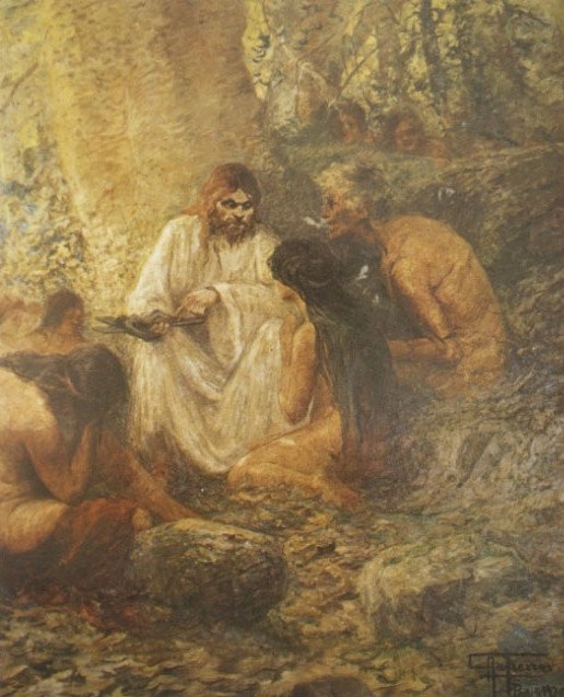 Gospel in the jungle av Antonio Parreiras