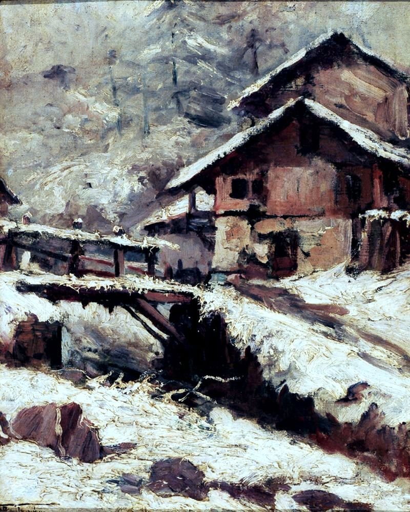 Snow Switzerland av Antonio Parreiras