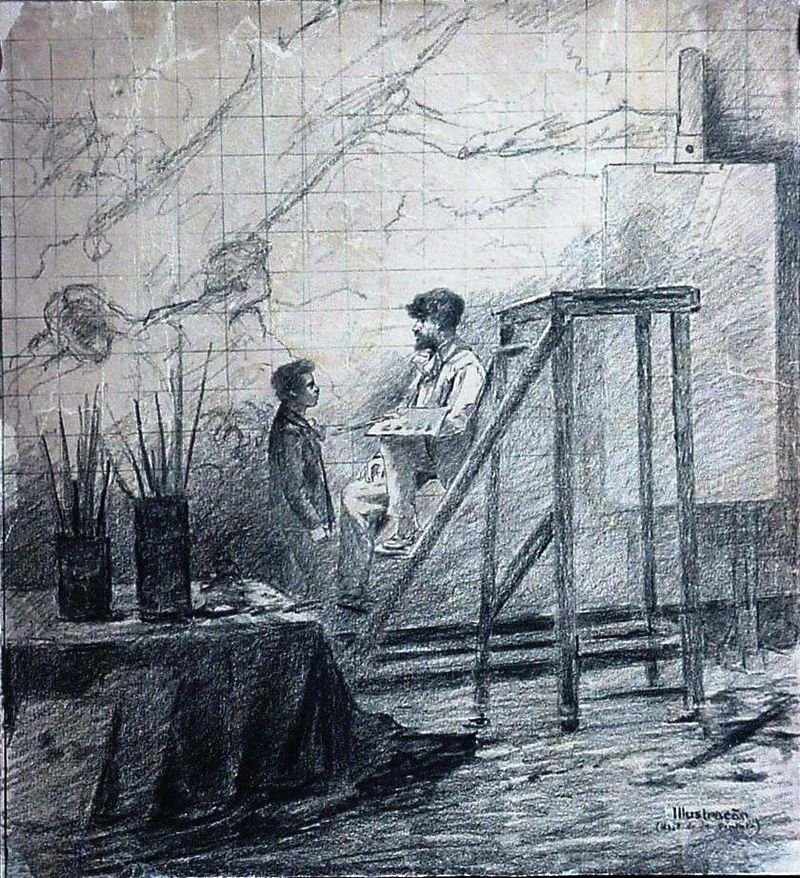 Unbekanntes Bild av Antonio Parreiras