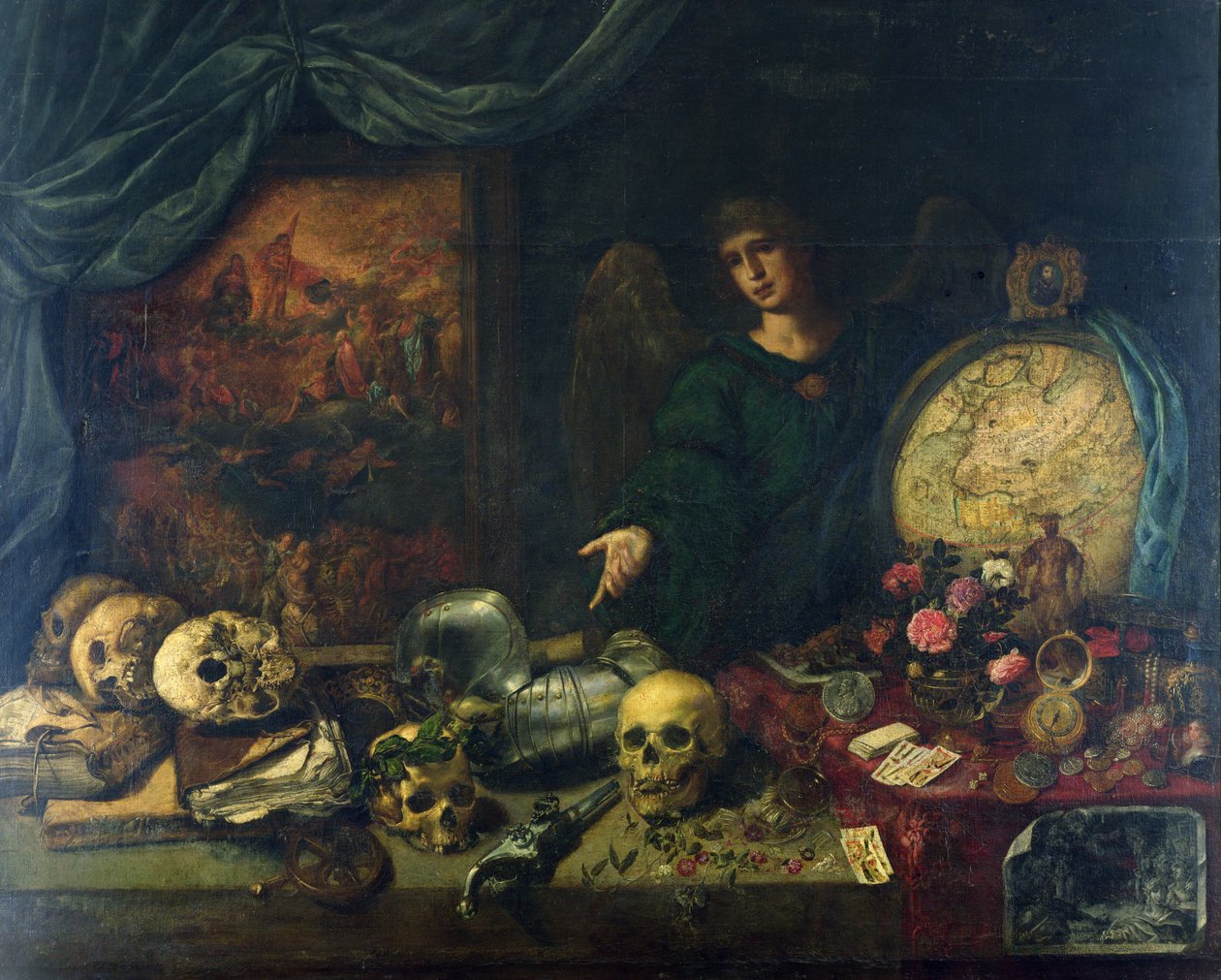 Allegori över fåfänga, 1650-60 av Antonio Pereda y Salgado