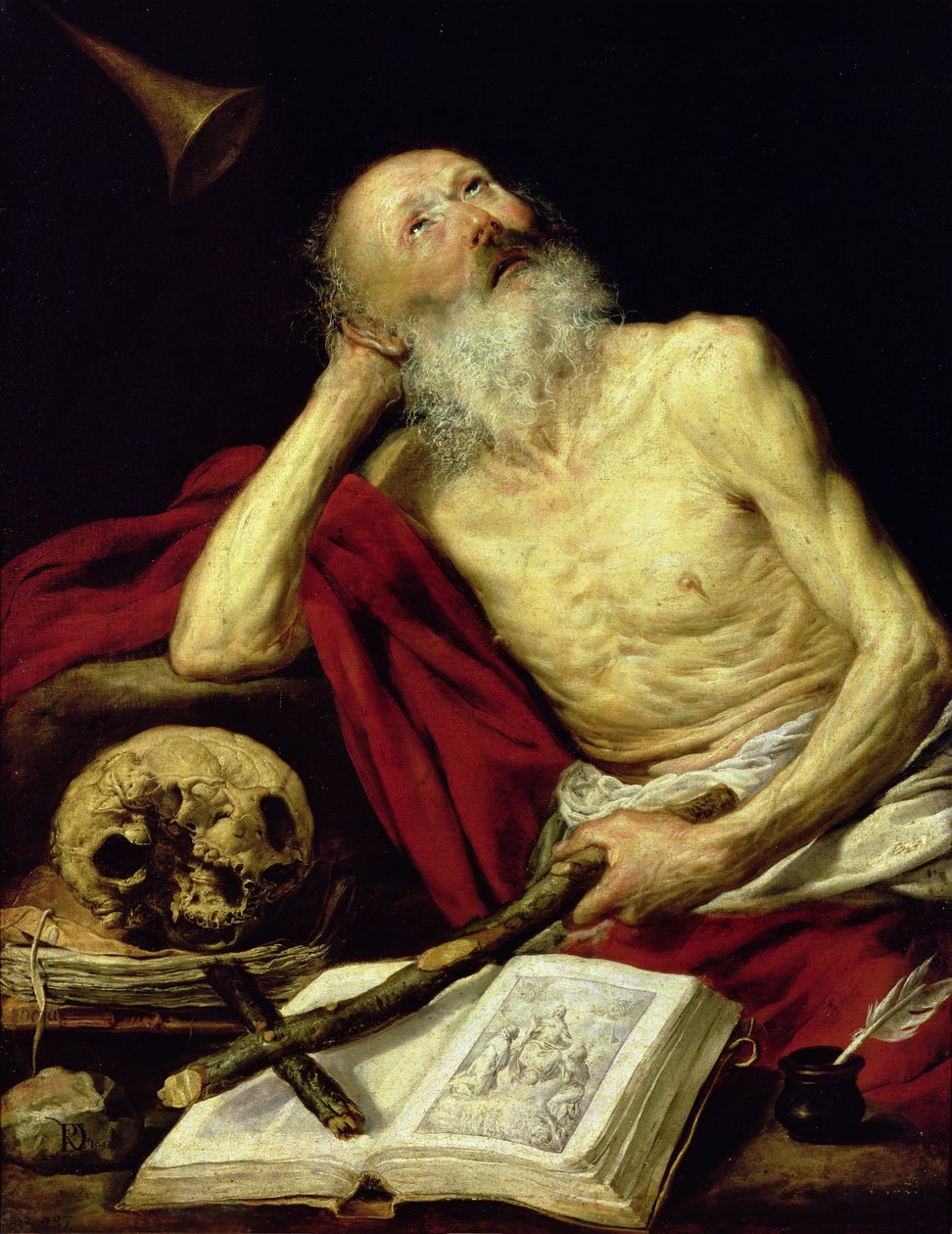 S:t Hieronymus, 1643 av Antonio Pereda y Salgado