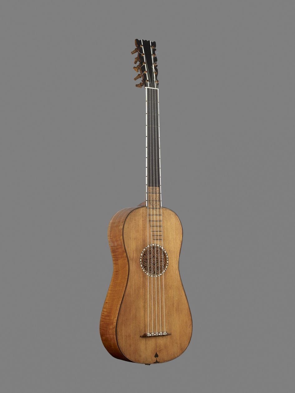 Gitarr, 1688 (furu, lönn) av Antonio Stradivari
