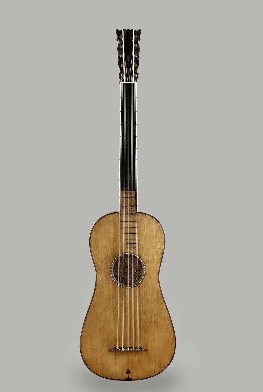 Gitarr, 1688 (furu, lönn) av Antonio Stradivari
