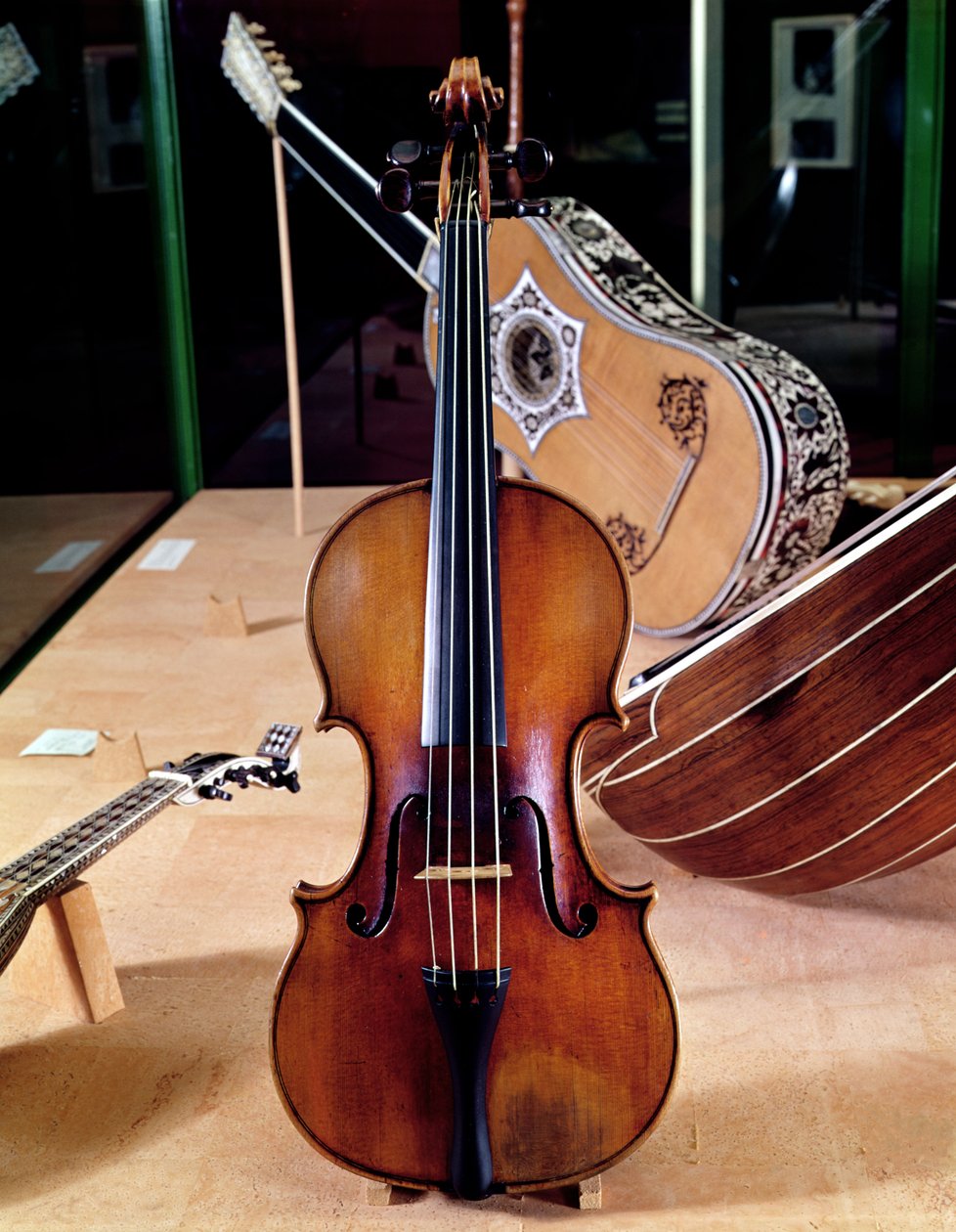 Violin, av Stradivari, Cremona, 1699 (foto; av Antonio Stradivari