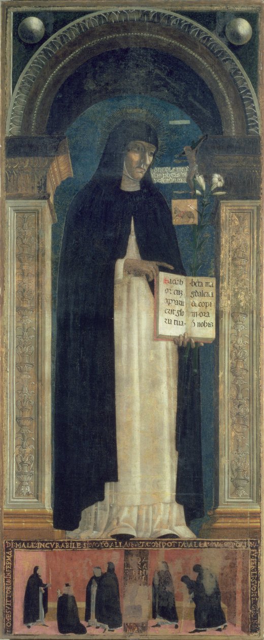 Välsignade Maddalena Coppini av Antonio da Pavia
